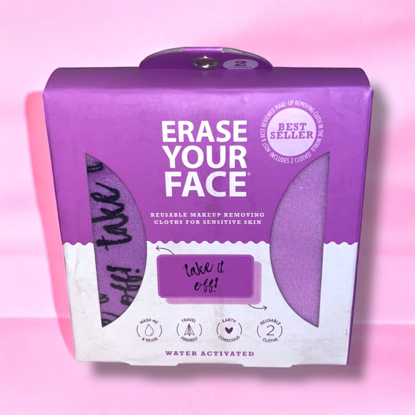 Erase Your Face- Reusable makeup removing Cloths