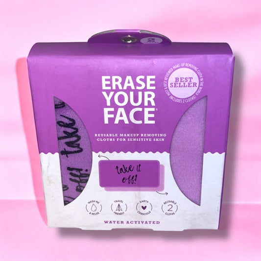 Erase Your Face- Reusable makeup removing Cloths
