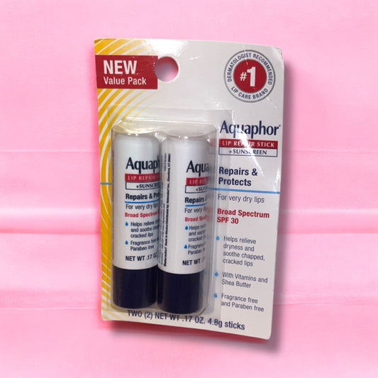Aquaphor Lip Repair Stick+Sunscreen Value pack