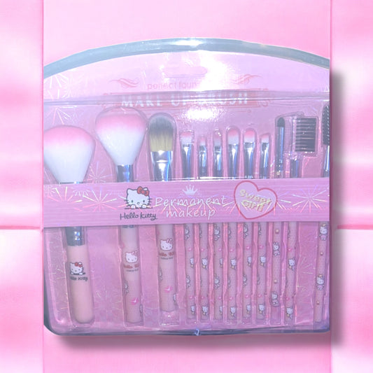 Hello Kitty- Perfect Foundation Makeup Brush Set