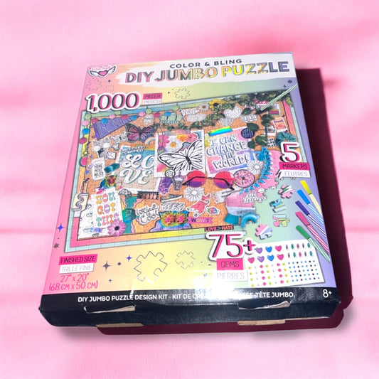Fashion Angels Color & Bling DIY 1000 Piece Puzzle