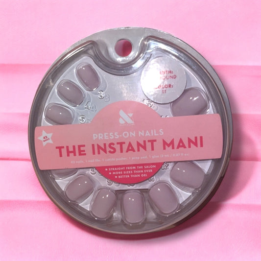 The Instant Mani Press on Nails- XXS Round