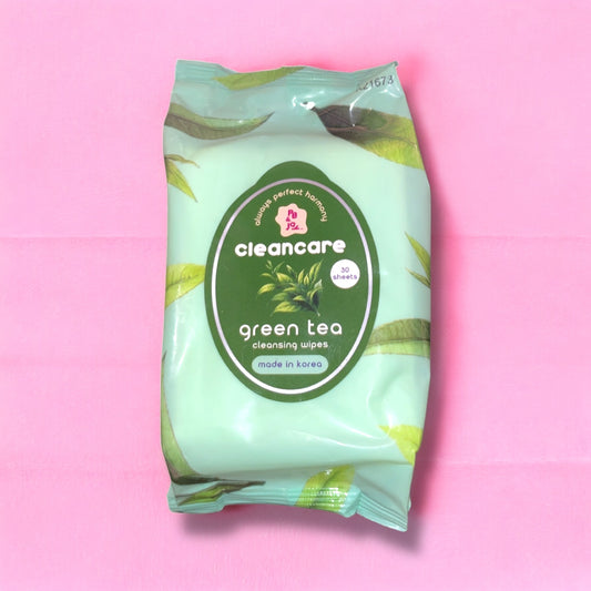 Clean Care- Green Tea Cleansing Wipes