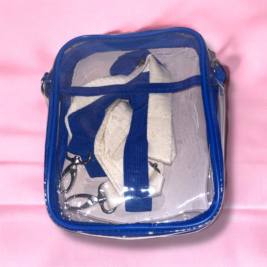 Bagentle Clear Purse- Blue